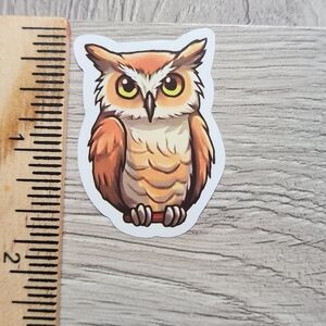 10/$10 Owl Sticker Bird Hoot Owlet Colorful Cartoon